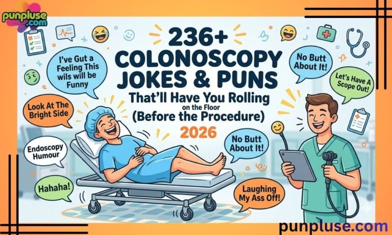 236+ Colonoscopy Jokes & Puns That’ll Have You Rolling on the Floor (Before the Procedure) 2026