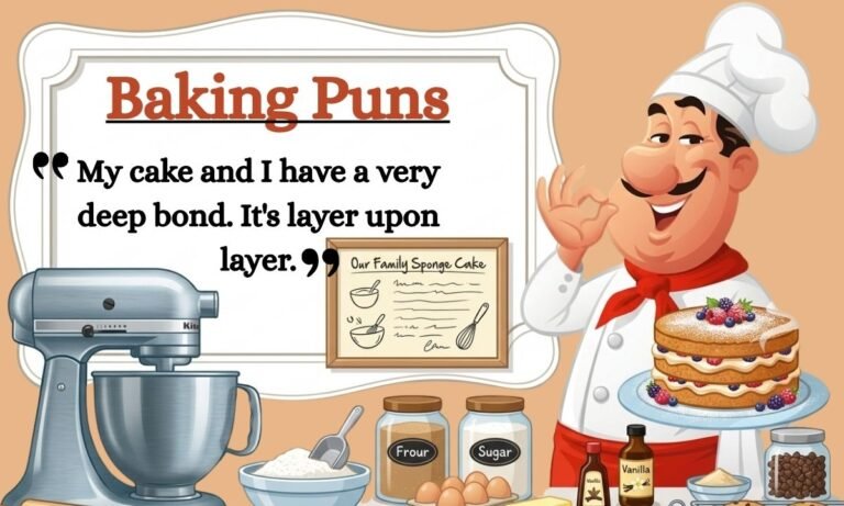 238+ Baking Puns That’ll Make You Crumb-laughing 2026!