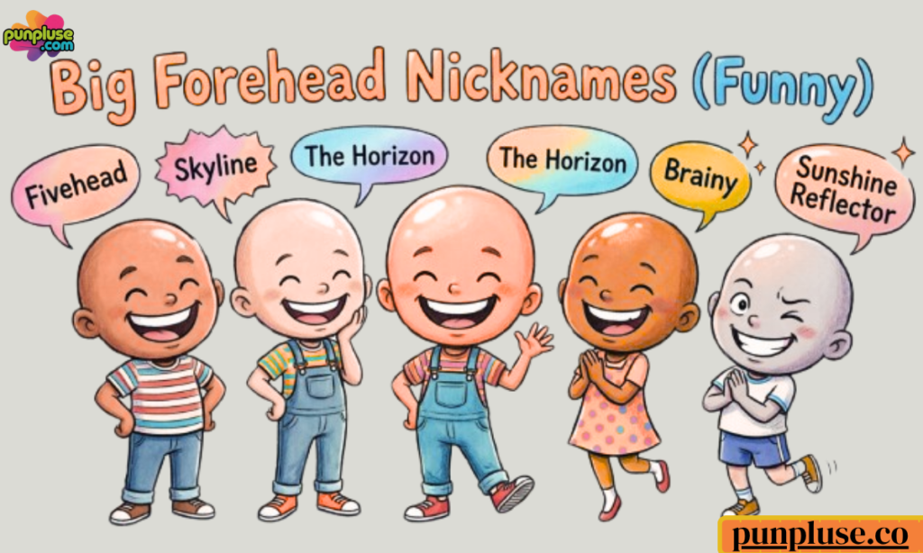 Big forehead nicknames