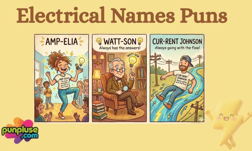 Funny Electrical Names Puns