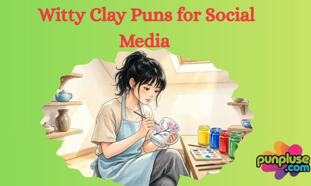 Witty Clay Puns for Social Media