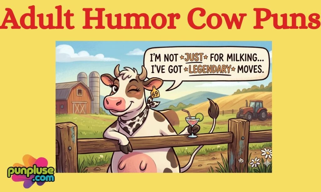 Adult Humor Cow Puns