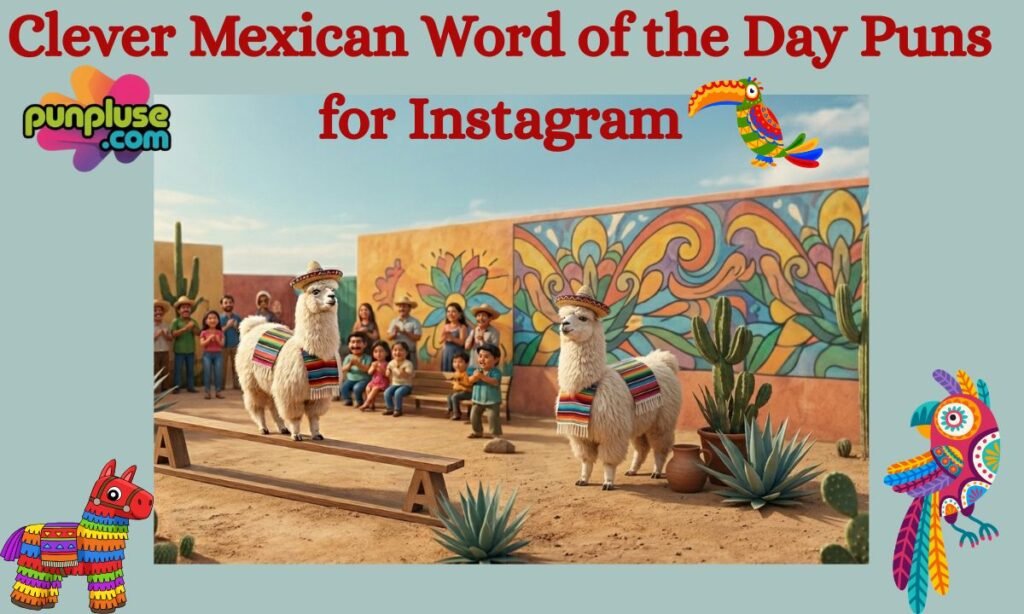Clever Mexican Word of the Day Puns for Instagram