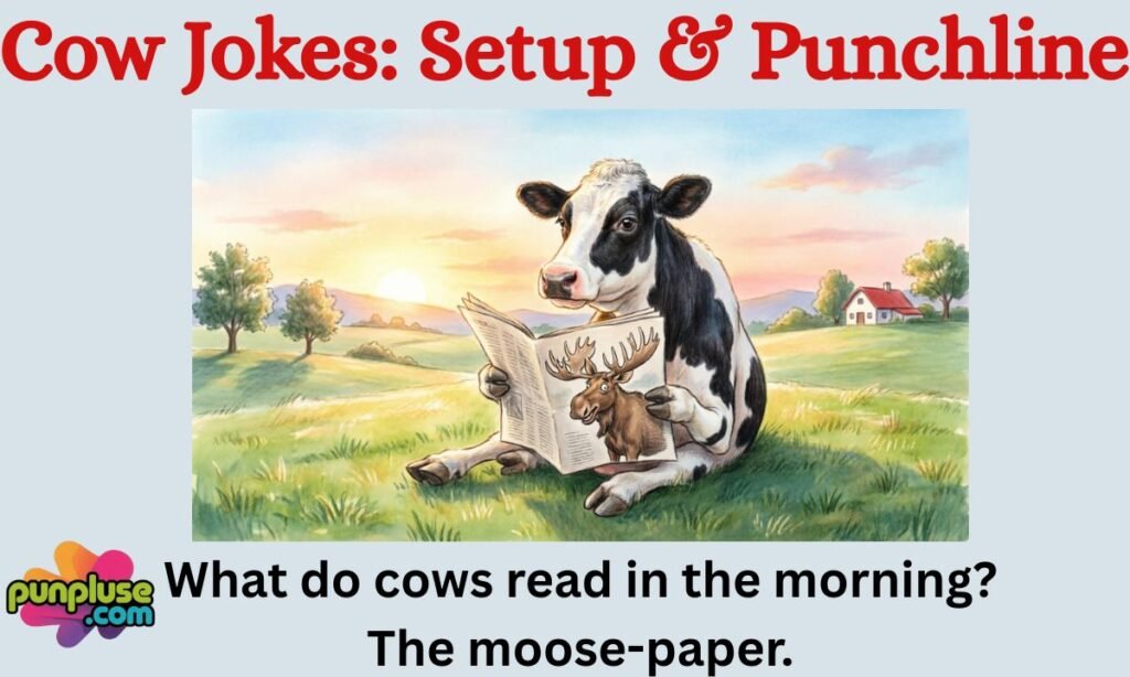 Cow Jokes Setup & Punchline