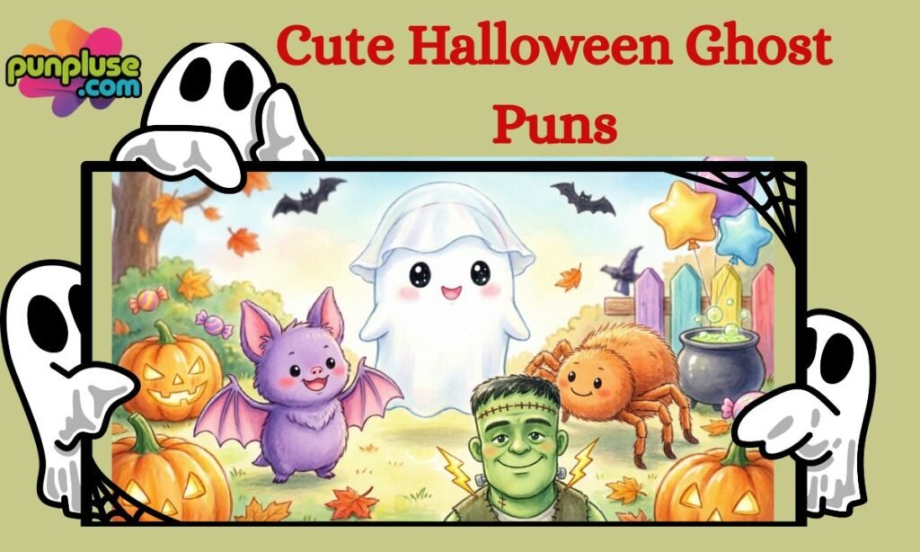 Cute Halloween Ghost Puns