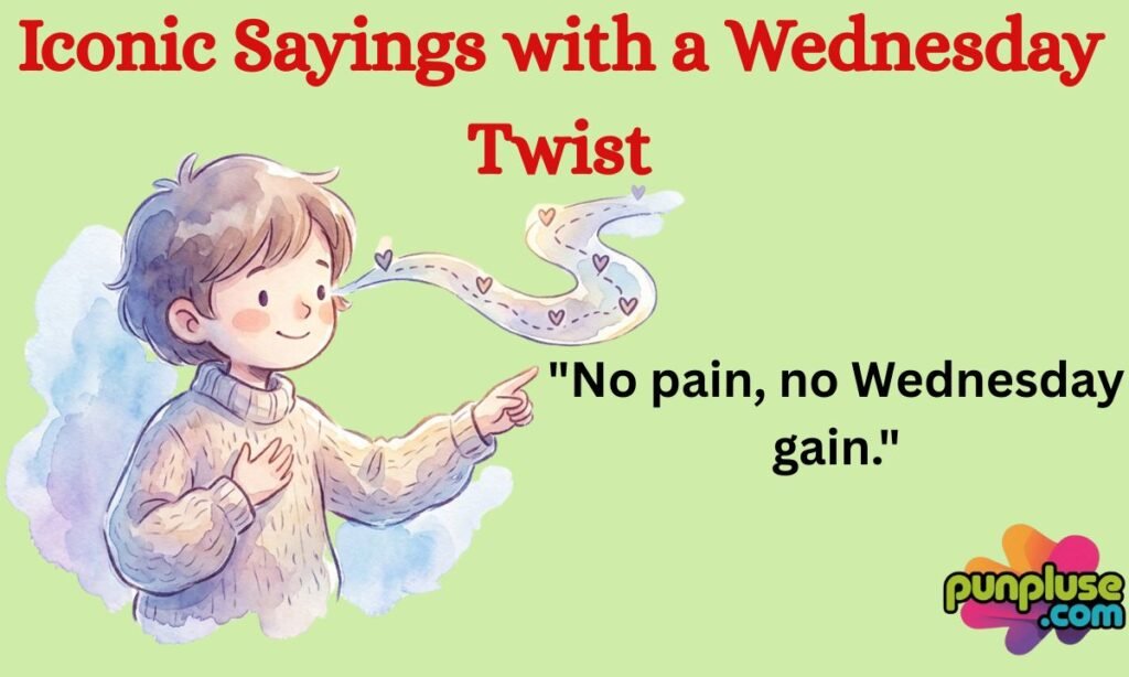 Iconic Sayings with a Wednesday Twist