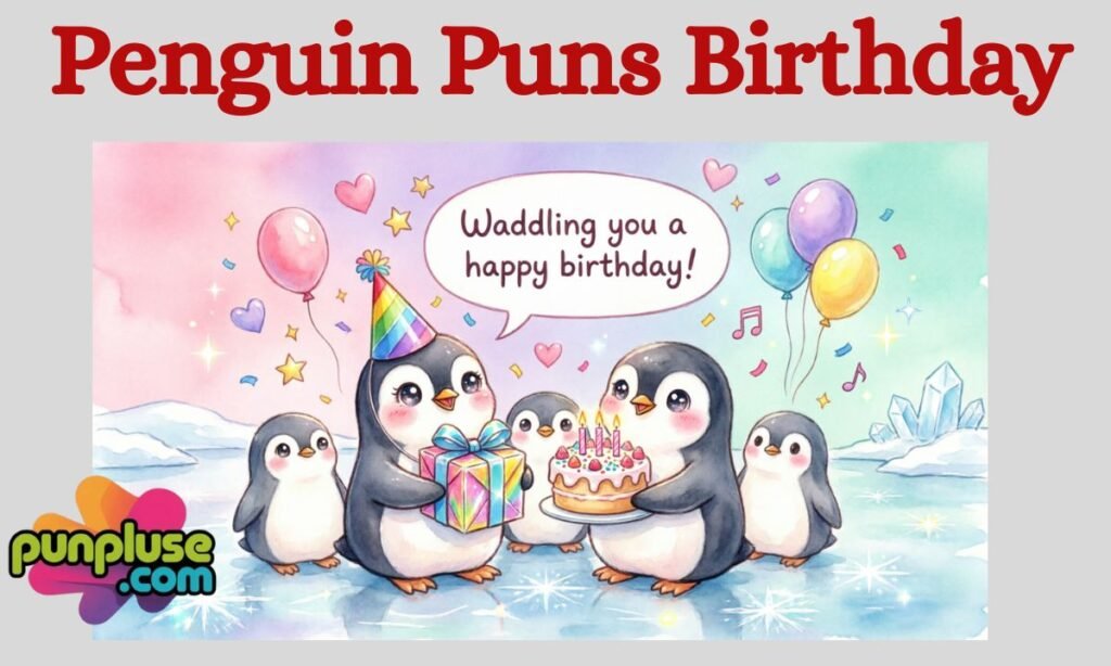 Penguin Puns Birthday