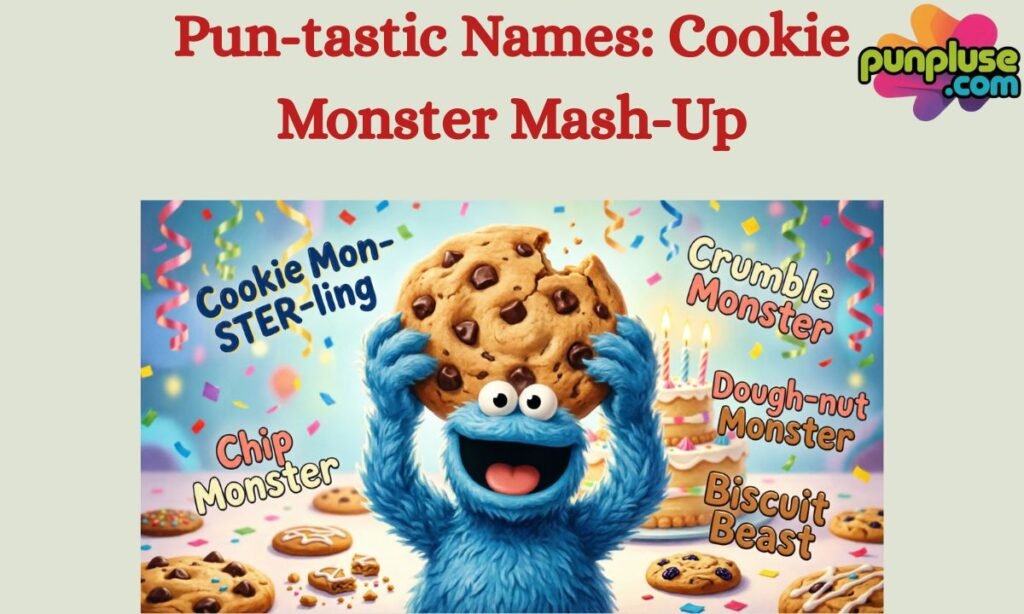 Pun-tastic Names Cookie Monster Mash-Up 