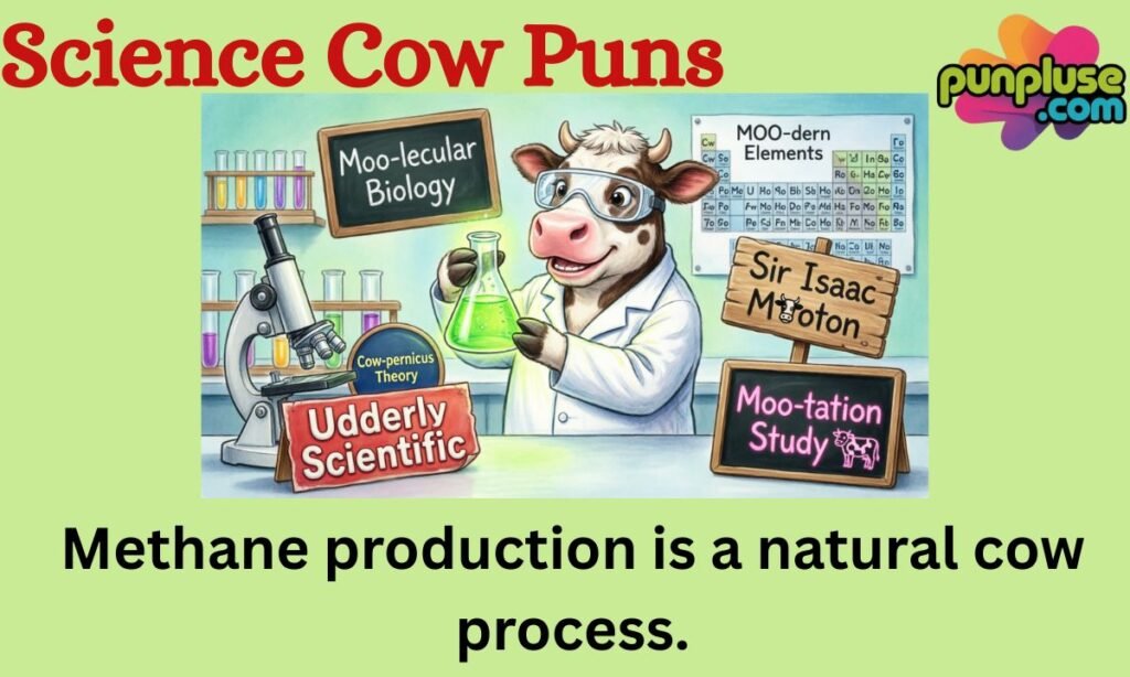 Science Cow Puns