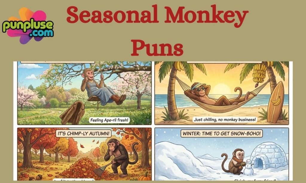 Seasonal Monkey Puns