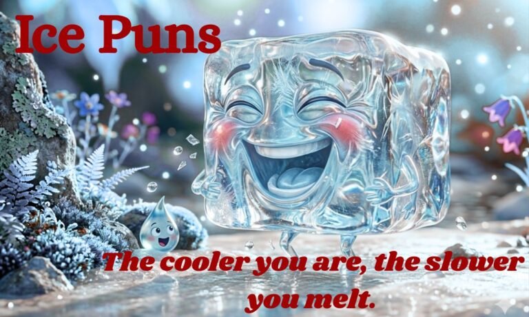445+ Ice Puns & One-Liners Funny Chill Jokes & Clever Ice Name Ideas for Adults