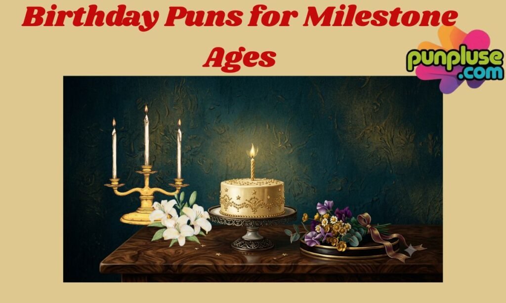 Birthday Puns for Milestone Ages