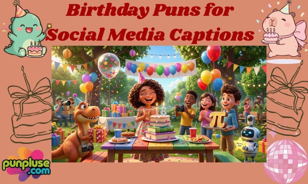 Birthday Puns for Social Media Captions