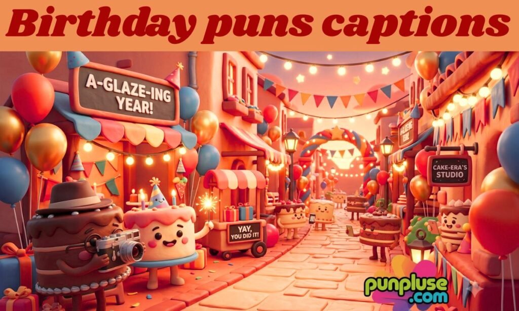 Birthday puns captions