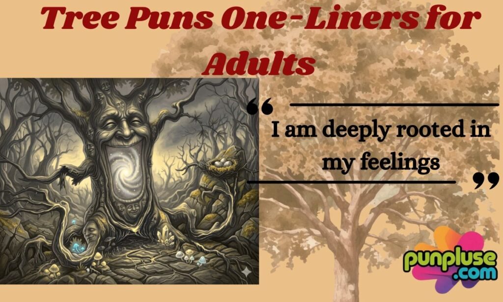 Tree Puns One-Liners for Adults