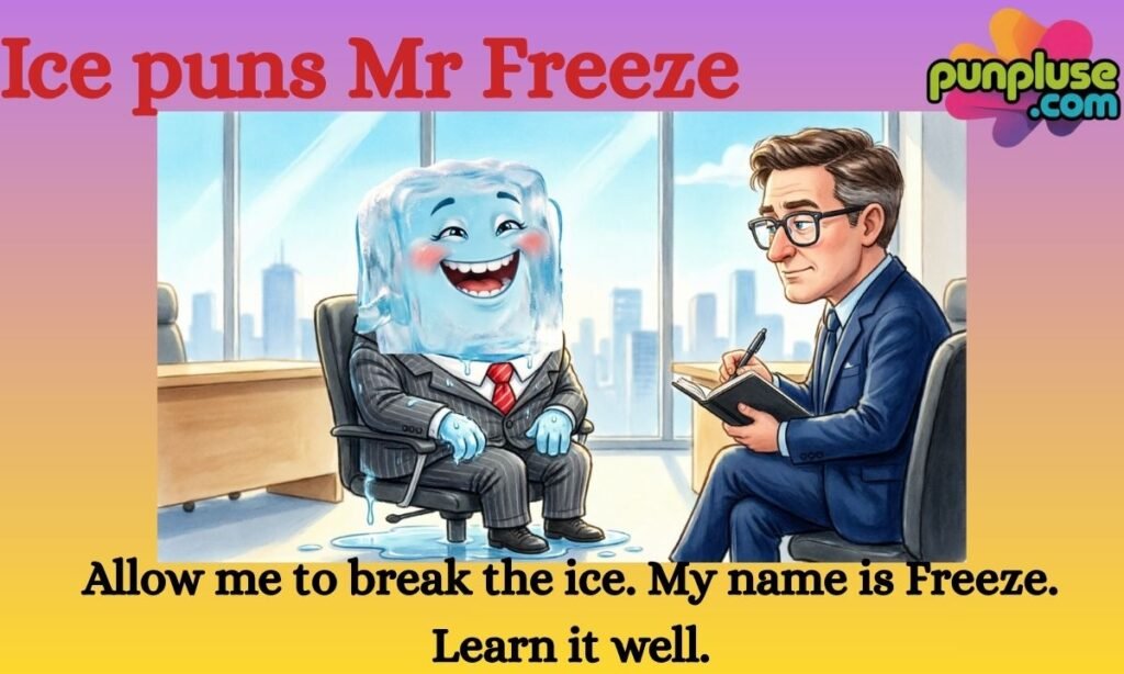Ice puns Mr Freeze