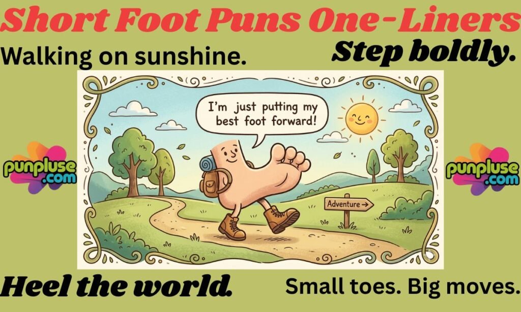 Short Foot Puns One-Liners