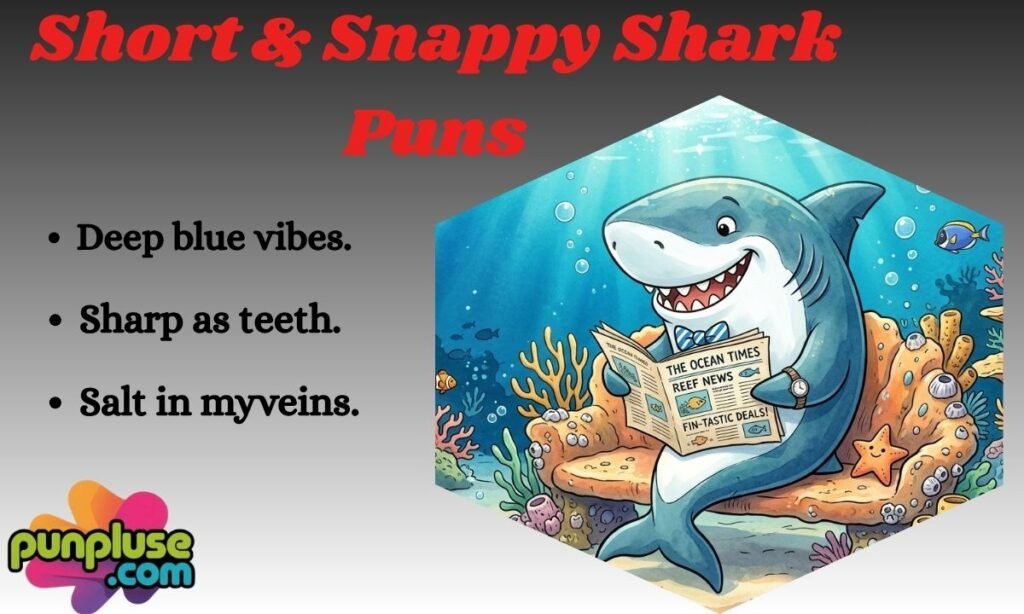 Short & Snappy Shark Puns