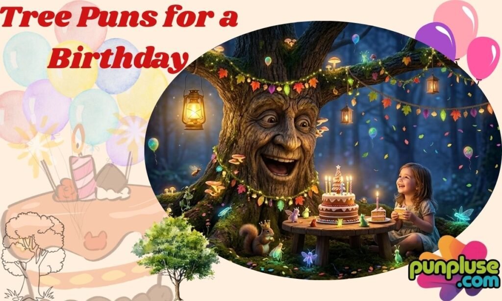Tree Puns for a Birthday