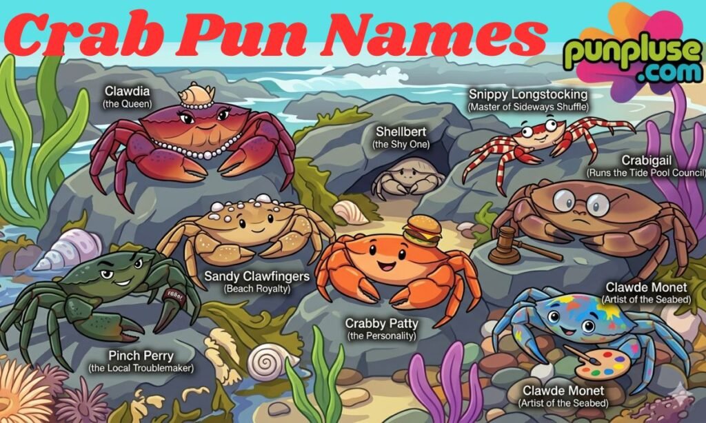 crab puns names